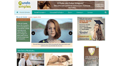 Desktop Screenshot of mundosimples.com.br